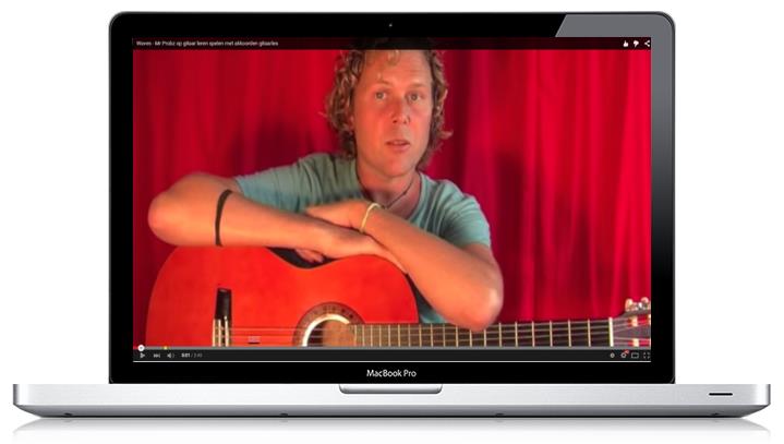 Gitaar leren spelen van Michel
